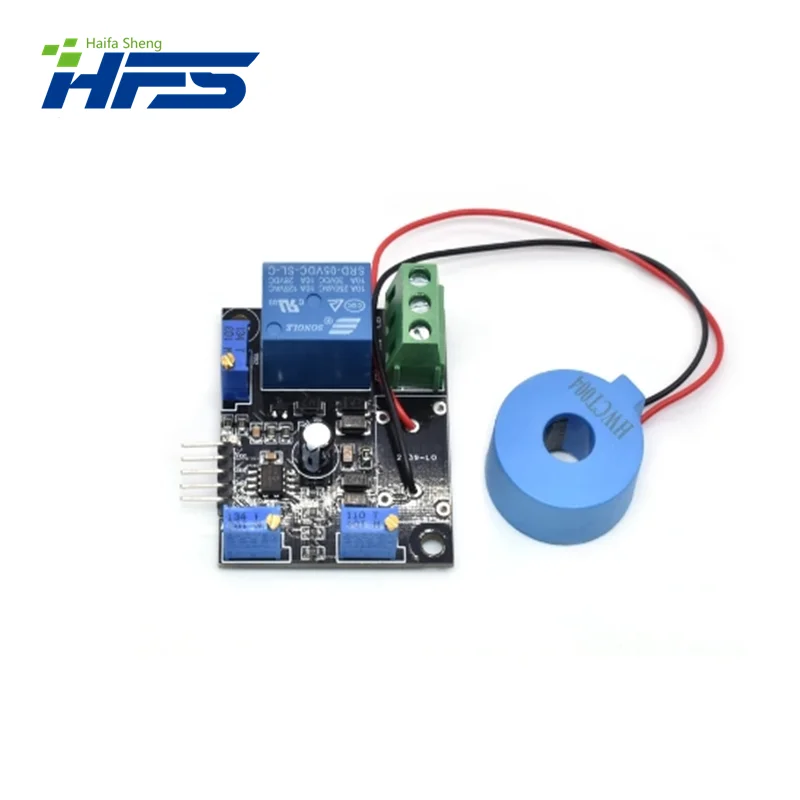 DC 5V Current Detector Sensor Module AC / Short Circuit Detection Max AC 50A Digital Output