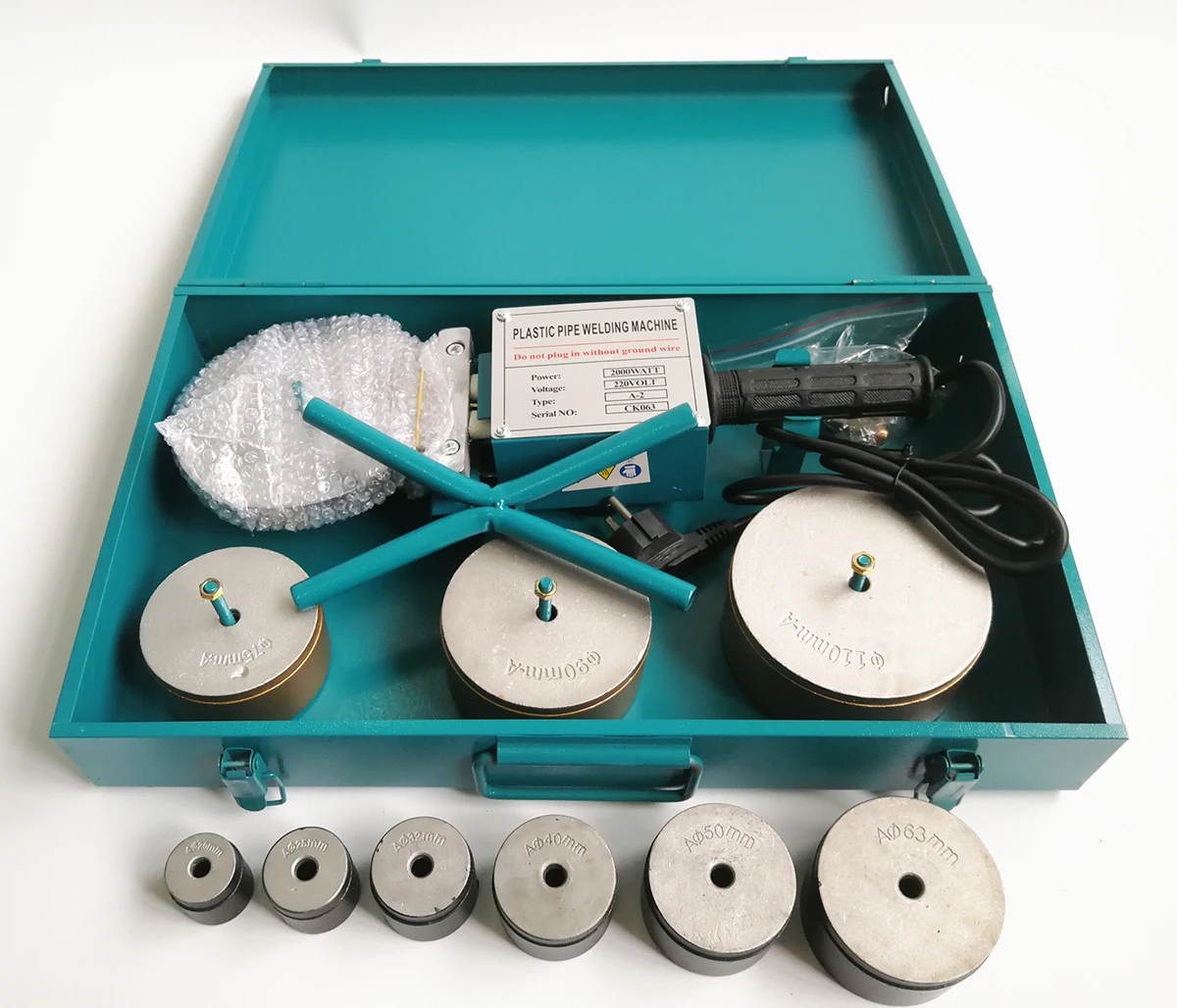 PPR Pipe Welder 75-110mm PVC PE PPR Pipe Sockets Welding Machine Plastic Welder Factory Price