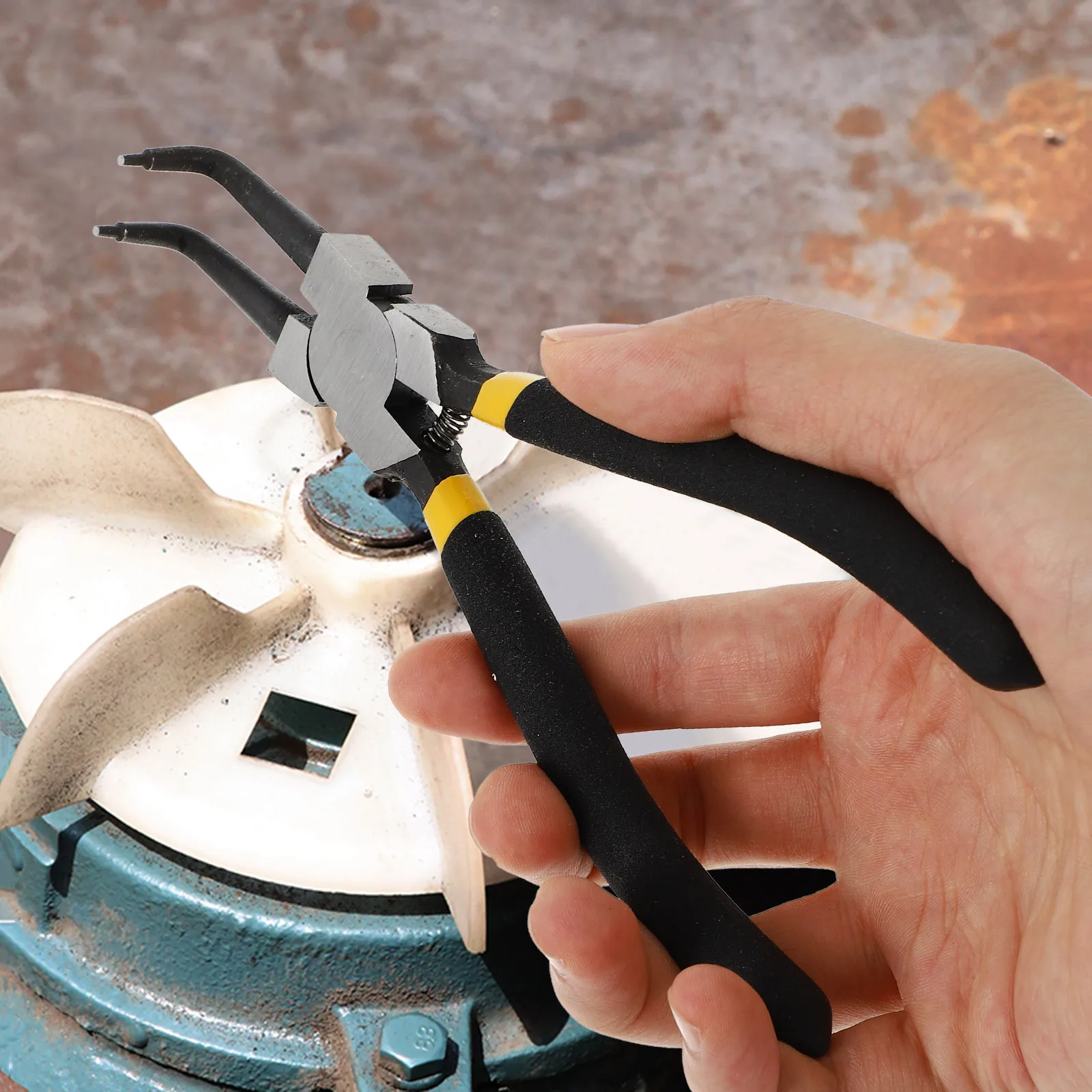 

4 Pcs Circlip Pliers Small Spring Retainer Caliper High Durable Anti Slip Comfort Maintenance Tools Repairing