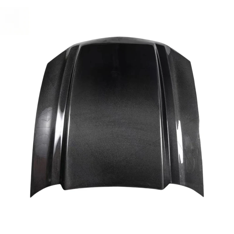 High Quality C Style Racing Lightweight Carbon Fiber Engine Hood Performance Upgrade Mod Parts Fit 2015-2023 Sport Coupe