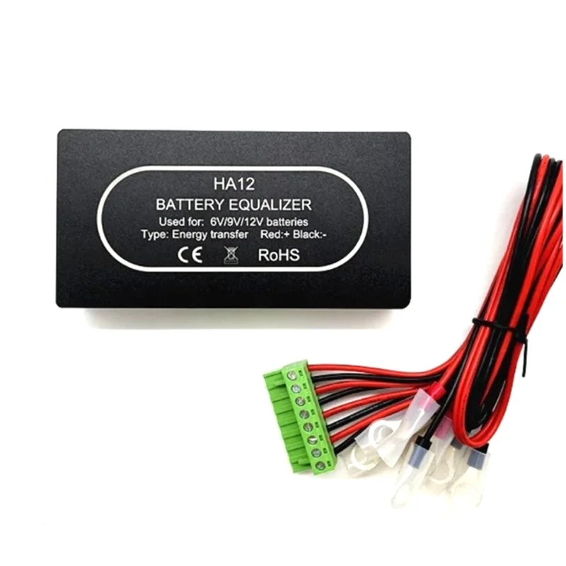 

【Shop Now】HA12 Battery Equalizer Balancer 48V Battery Balancer Equalizer For 4X6-12V With BT Monitoring Voltage 4X(6-12)V