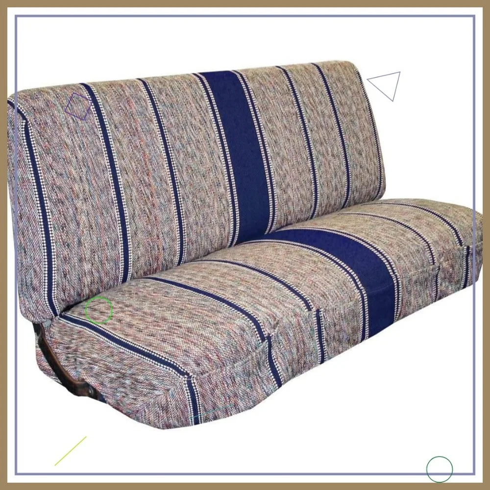 

Universal Baja Saddle Blanket Bench Seat Cover for Full-Size Trucks and SUVs in Blue