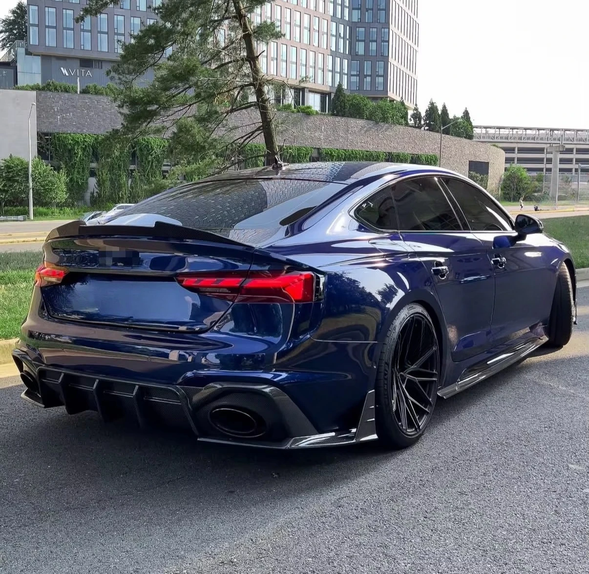 Transparent Venom clear original Tail Lights Luxury Customization for  A5 S5 RS5 orange red turn light customize