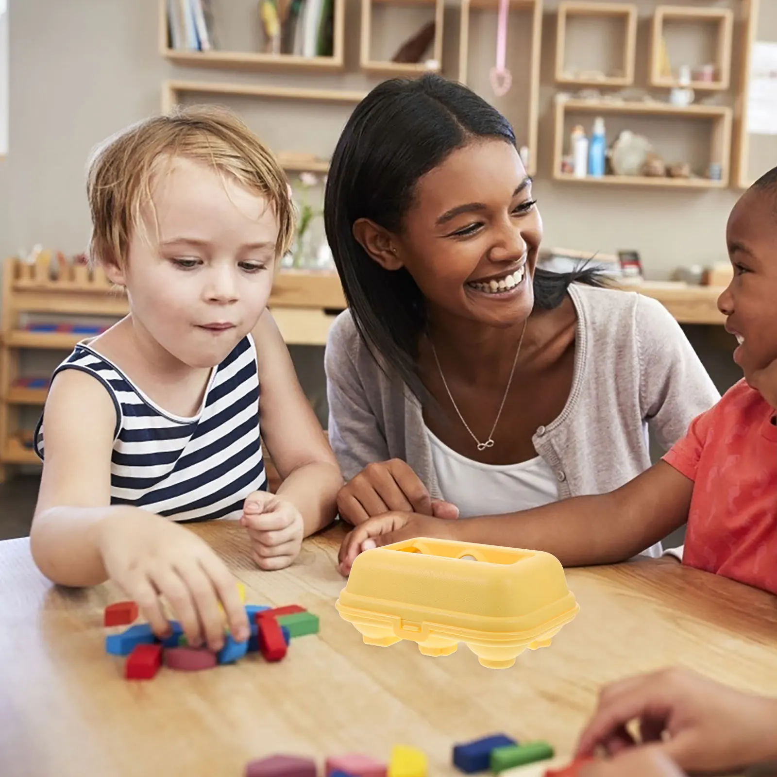6 Stück passende Eier im Vorschulalter, Lernhilfe, Farbformerkennung, glatte Oberfläche, sicher für kleine Hände, kognitive Wettkämpfe