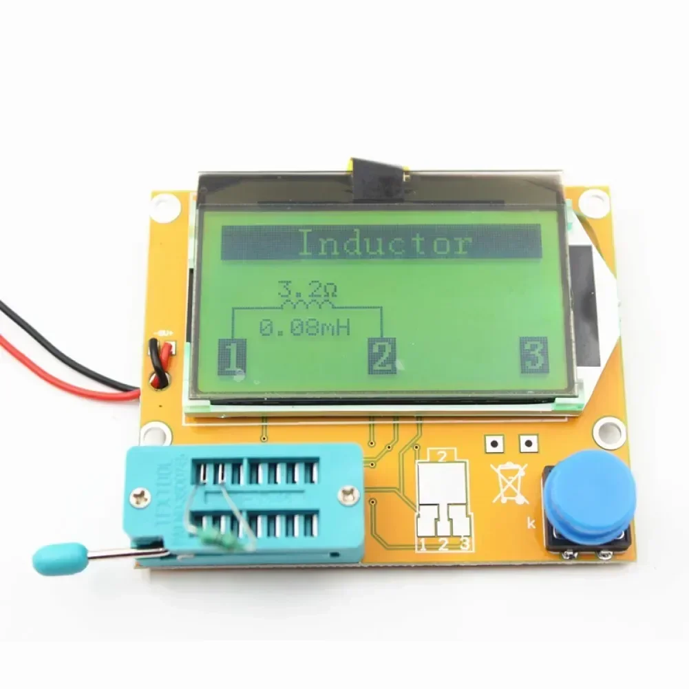 Imagem -02 - Últimas Lcr-t4 Graphic Transistor Tester Esr Meter Diodo Lcr-t4 Power-on Test para Click Finish