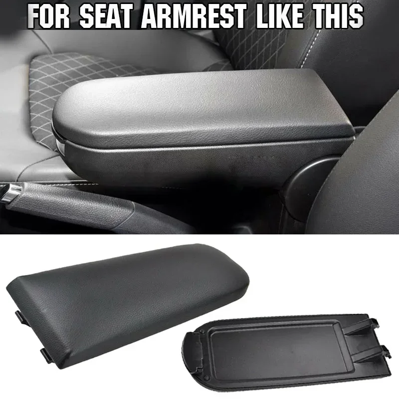 Car Interior Center Armrest Lid Cover Protector Parts Easy To Install Without Drilling For Seat 6J 09-16 Auto Armres Cover