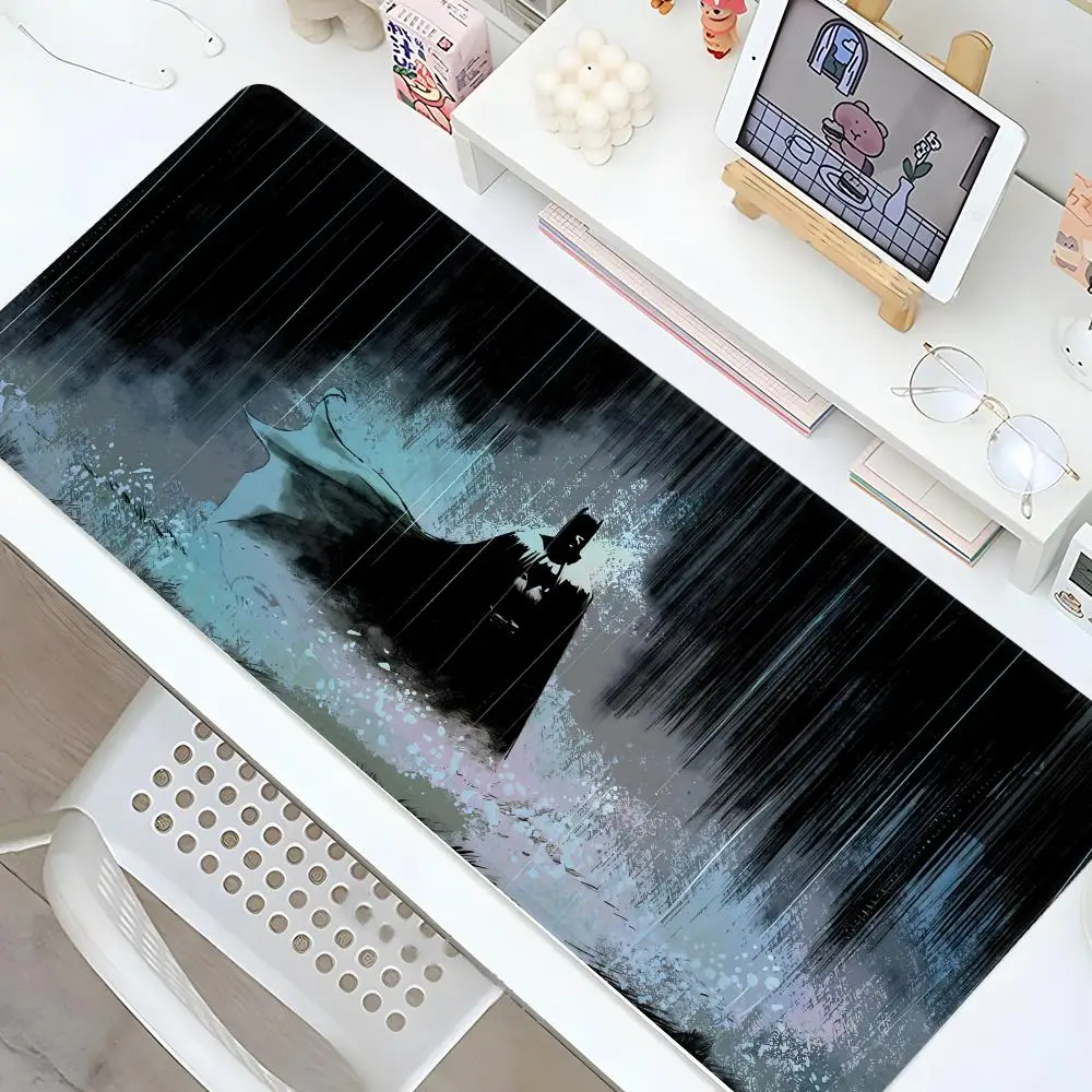 B-Batmans Mauspad Gaming Locking Edge große Computer Gamer große Gummi Anime Kunst Mouse pad Laptop Schreibtisch matte