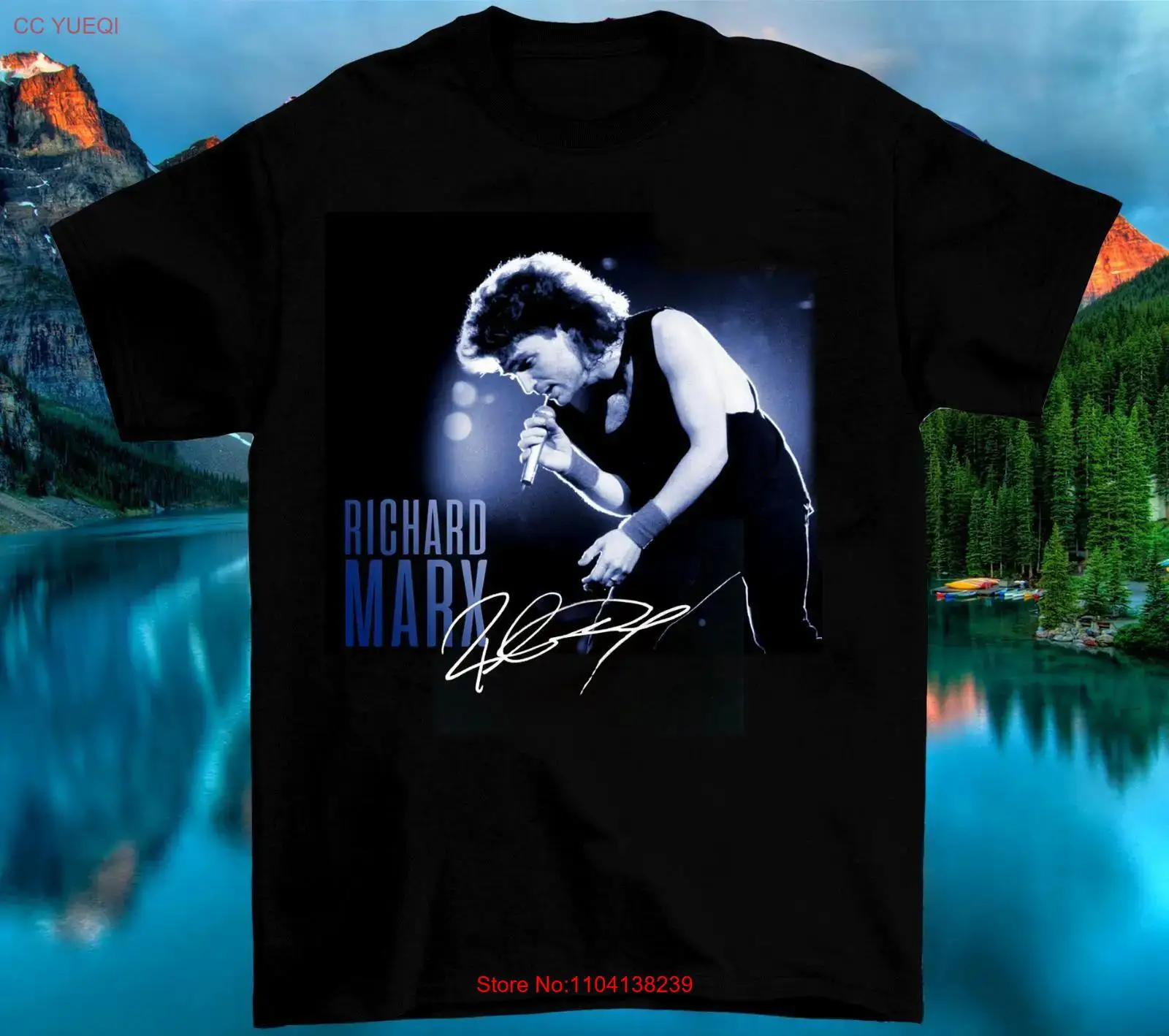 Richard Marx Signature Gift For Family Black Size S to 5 Xl Men's Shirt AG661