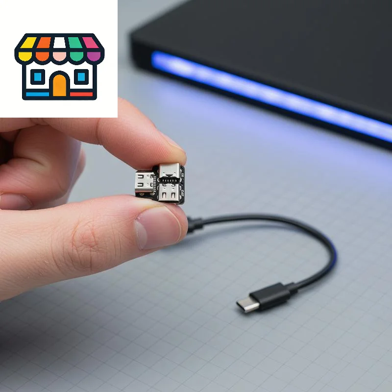 Type-C USB Power Splitter - 1 to 2 Module Interface for Computer Communication Board, Power Distribution