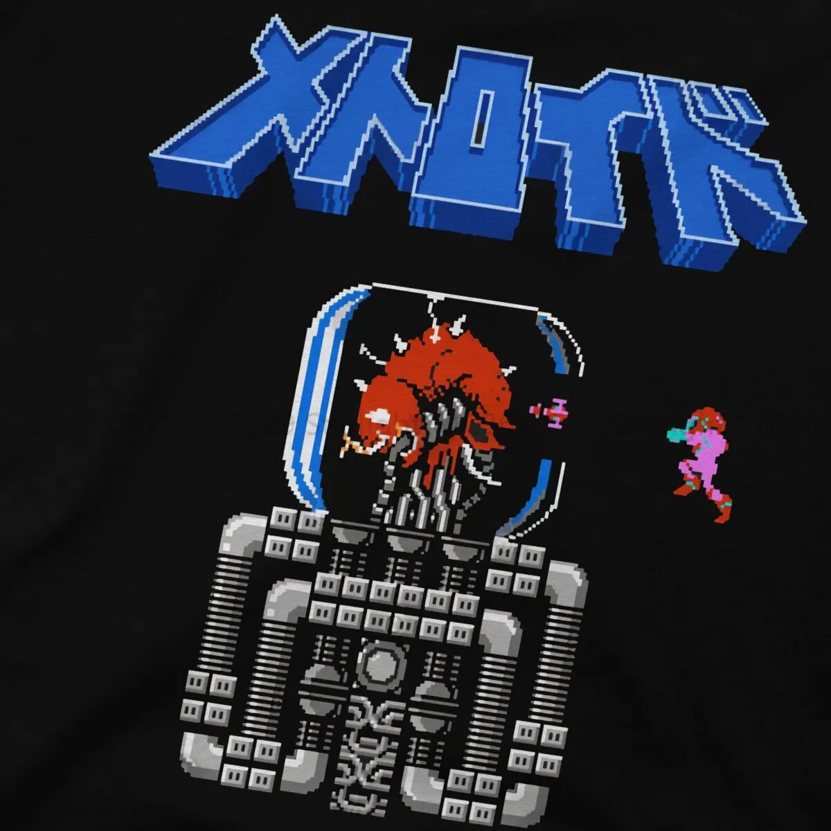 Mother Brain TShirt For Male Super Metroid Clothing Style T Shirt Homme image 5