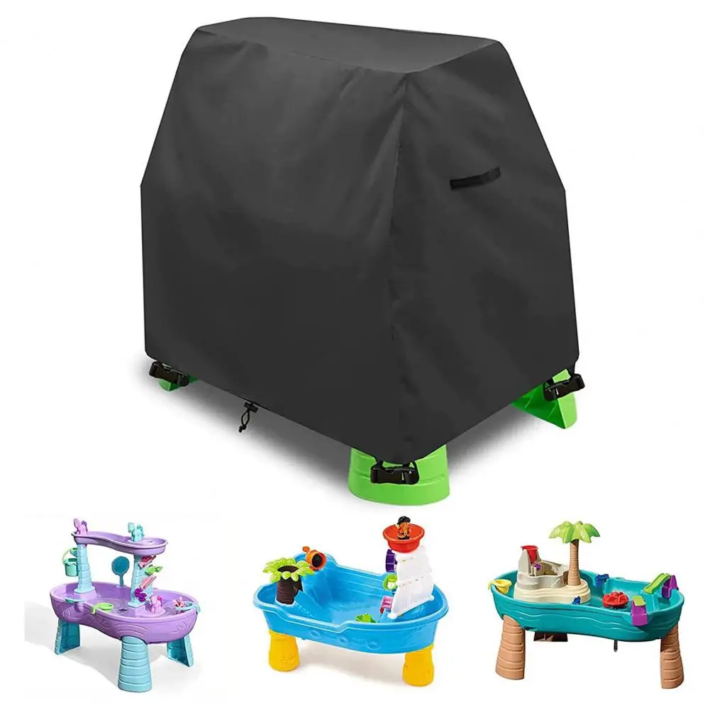 Water Table Cover Drawstring Design Adjustable Oxford Cloth Outdoor Kids Water Table Cover Garden