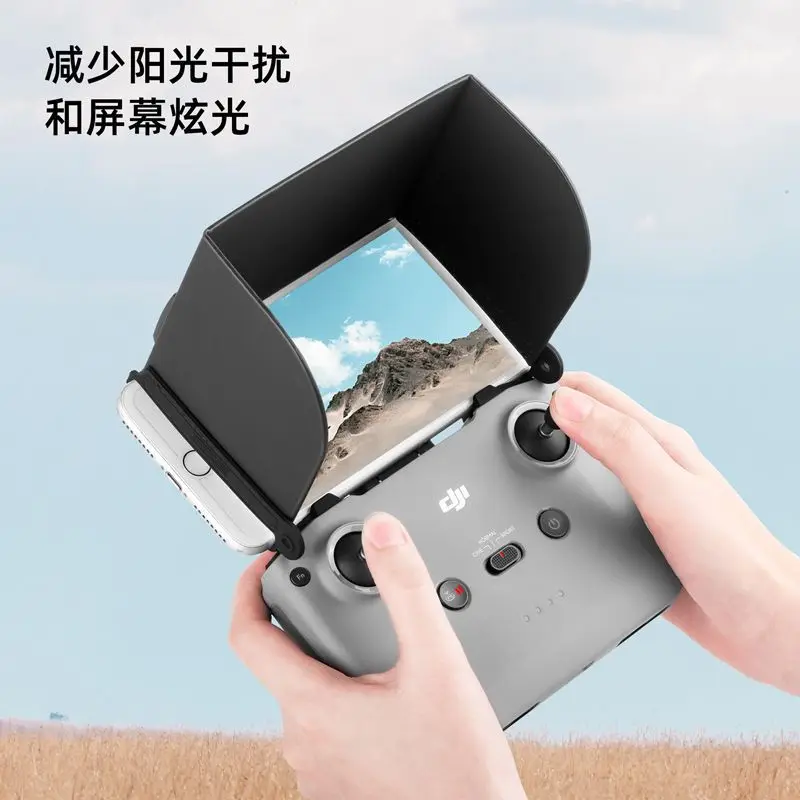Controle remoto Sun Hood para DJI Mavic Air 2 S, Sun Hood, Toldo Magnético Dobrável, Suporte do telefone, Mini 3 Pro Acessórios