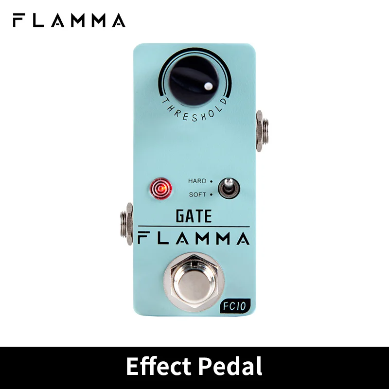 

FLAMMA FC10 Шумоподавление Эффекты Гитарная педаль 2 режима работы ЖЕСТКИЙ МЯГКИЙ True Bypass Цельнометаллический корпус