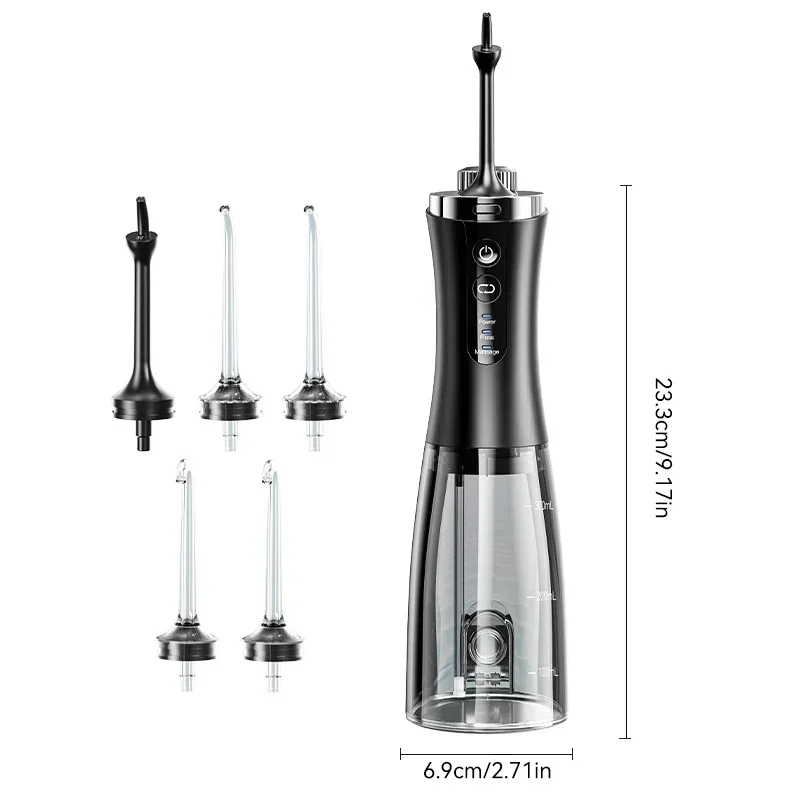 Portable Water Flosser Oral Irrigator Cordless Denta Teeth Water Jet Visual Smart Water Flosser For Teeth