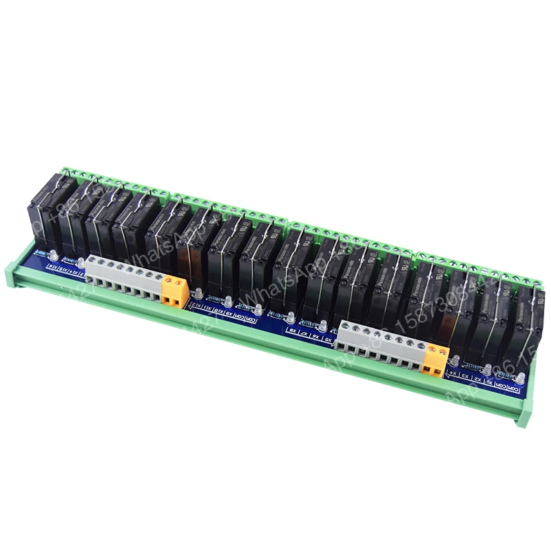 modulo-de-reles-huaiqngjun-2no-2nc-de-16-canales-jw2sn-dc24v-reles-de-cc-de-24-v-para-automatizacion-plc