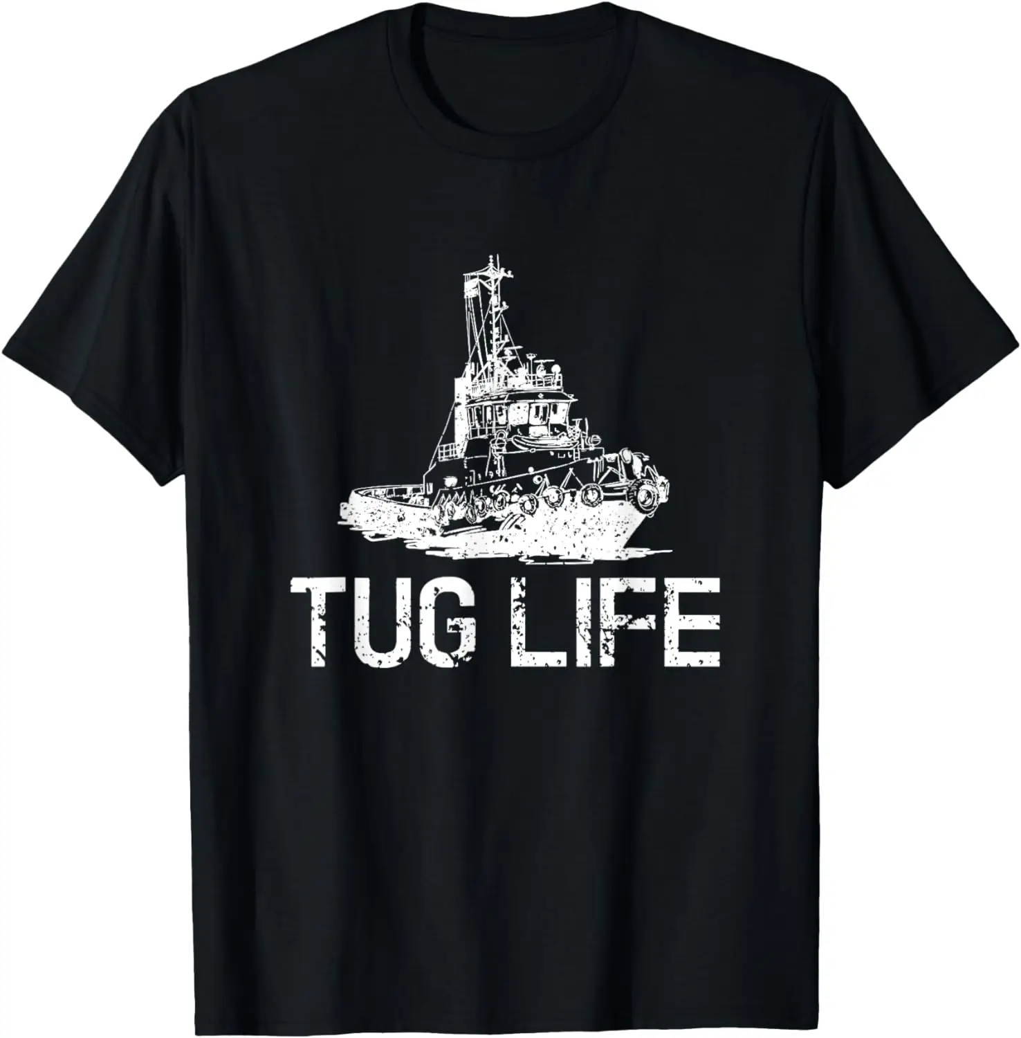 

Funny Tug Life Tug Captain Funny Boating T-Shirt