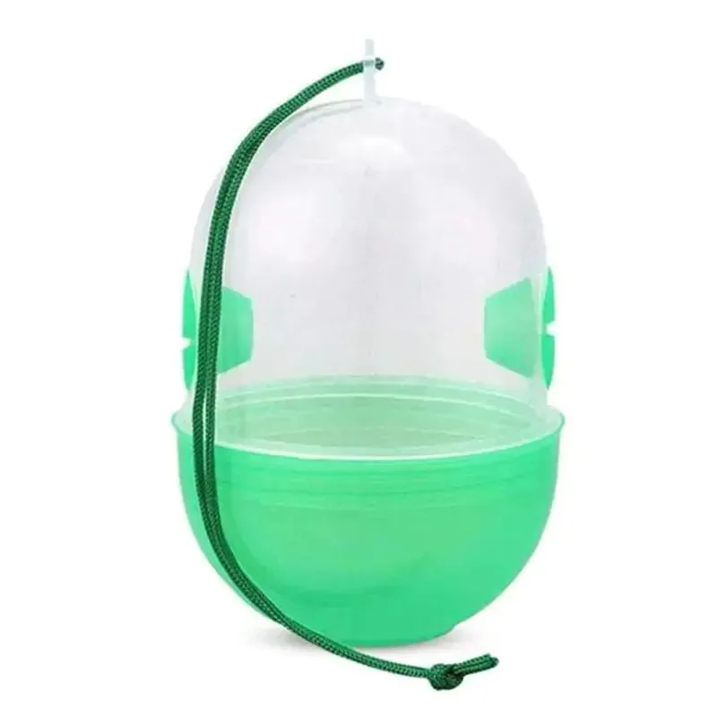 Reusable Outdoor Wasp & Fly Trap - Heavy-Duty Pest Control Cage, Effective for Hornets/Bees, Easy to Hang & Clean, Weather-Resis