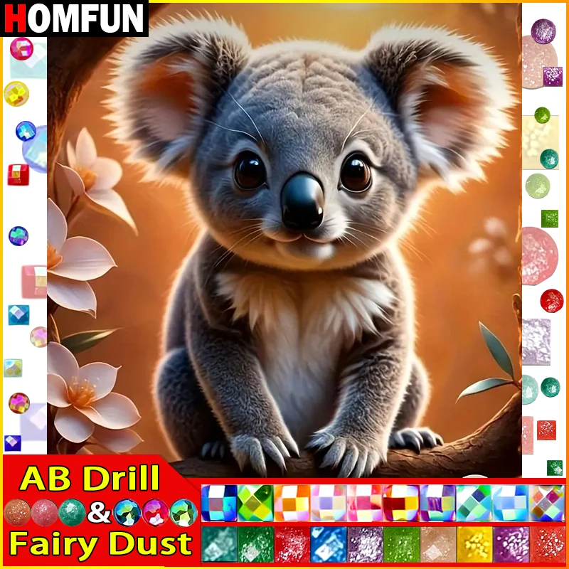 

HOMFUN Набор для алмазной вышивки «животное коала»