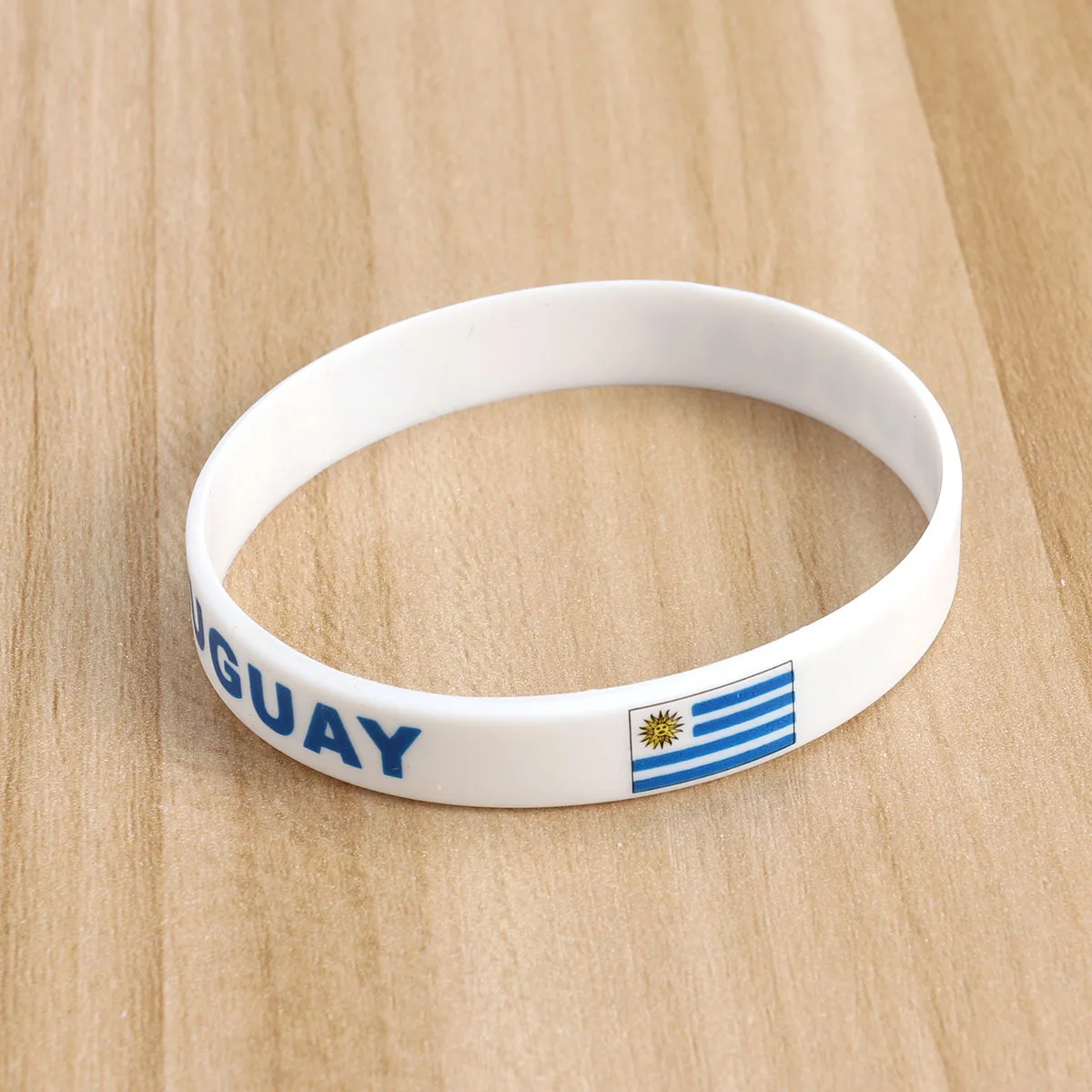 

6Pcs Country Silicone Wristband Soft Comfortable Durable Suitable for Football Match Fan Bracelet