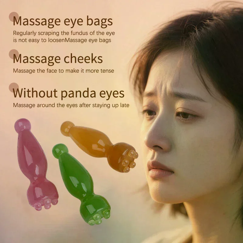 

Smooth Face Massage Tools Resin Gua Sha Face Skin Care Massage Sticks Lotus Seedpod Shape Massager Facial Physiotherapy Tool