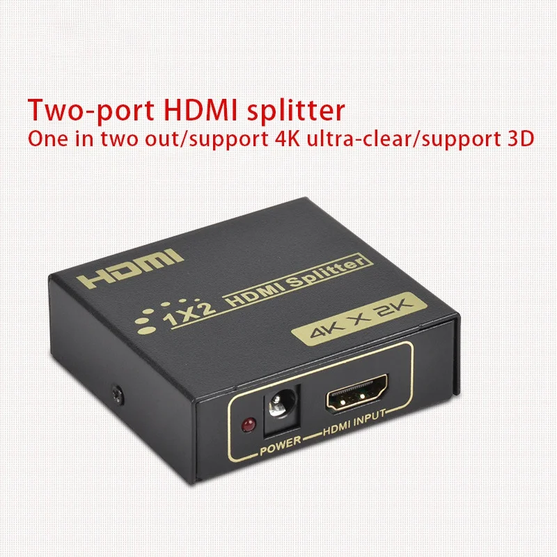 الفاصل 1 في 2 خارج 4K مقسم الفيديو 1X2 محول محول لصندوق التلفزيون الاتحاد الأوروبي التوصيل #2