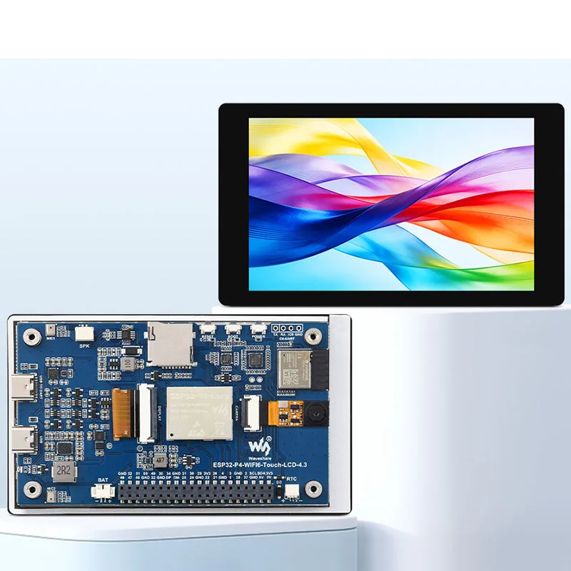 carte-de-developpement-esp32-p4-wifi6-43-pouces-ecran-tactile-480x800-codec-audio-wi-fi-6-et-ble-5-prend-en-charge-la-camera-ov5647-kit-de-developpement-iot-risc-v