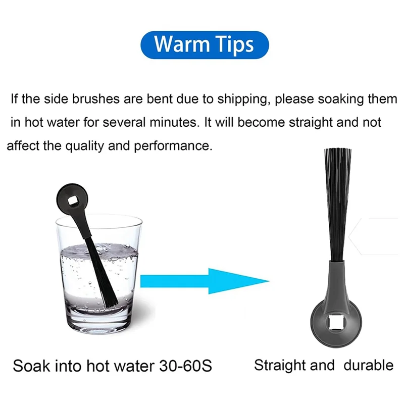サイドブラシサメ AI サメ RV2502AE/2520AOUS/2610WA/2820ZE ロボット掃除機アクセサリー-A58E