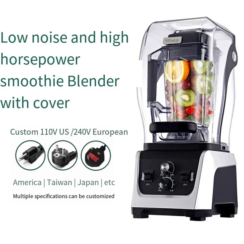 Professional 5 liters Countertop Blender with 2300-Watt Base and Total Crushing Technology for Smoothies, Ice and Frozen Fruit