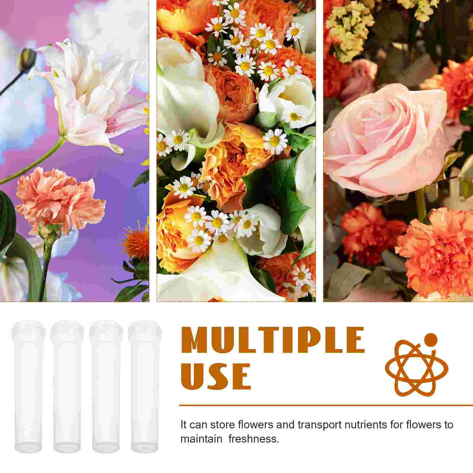 Mini Wings Patch Flower Water Storage and Preservation Tube Container Portable Decals