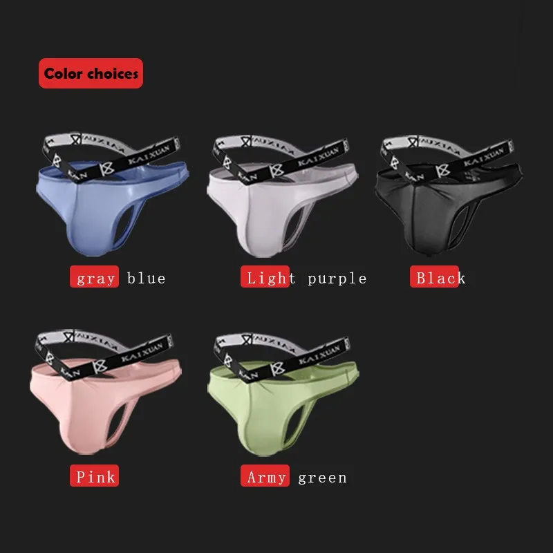 وصول جديد مثير الرجال G-سلاسل سيور الجليد الحرير شبكة تنفس مريحة المثيرة الملابس الداخلية