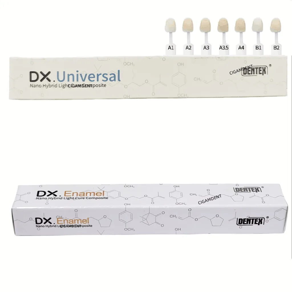 Dental Dx.Ociskowa odbudowa przednich zębów Nano Hybrid Light-Cure Composite