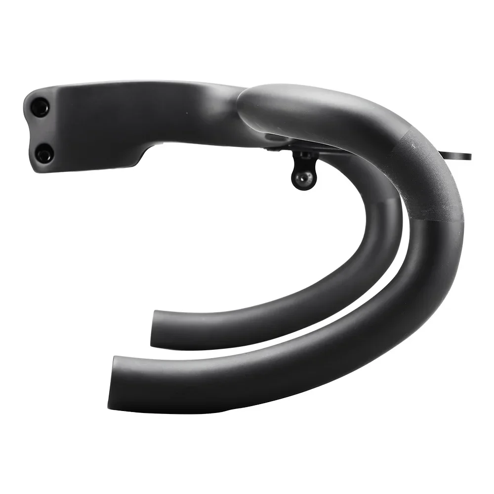 Road Full Carbon Handlebar -10° 28.6/31.8mm OD2 integrated Cockpit Bicycle Handlebar Racing Internal Cable Bent Drop Handlebars