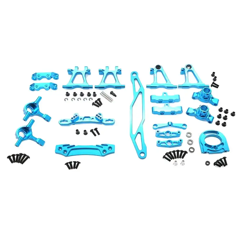 1:10 Metal RC Replacement Kit Front Steering Cup Motor Seat for TT02 Vehicle Car Trucks Accessories