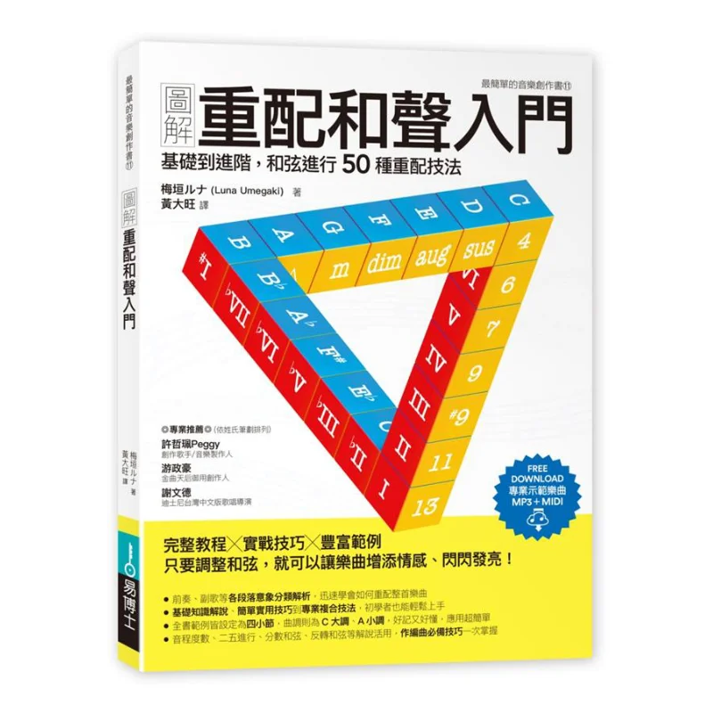 Illustrated Introduction To Chord Reharmony  From Basic To Advanced 50 Reharmony Techniques For Chord Progressions 9789864801077