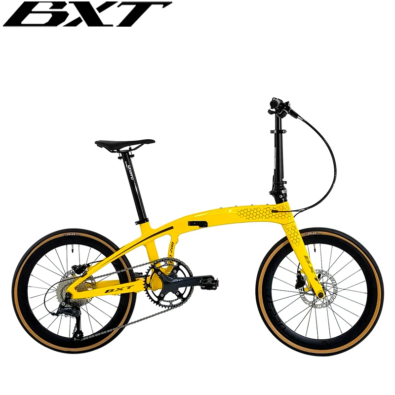 BXT Carbon Folding Bike,9/20/22Speed Foldable Bicycle,Disc Brake Carbon Frame Bicycle,Foldable Bike for Adults