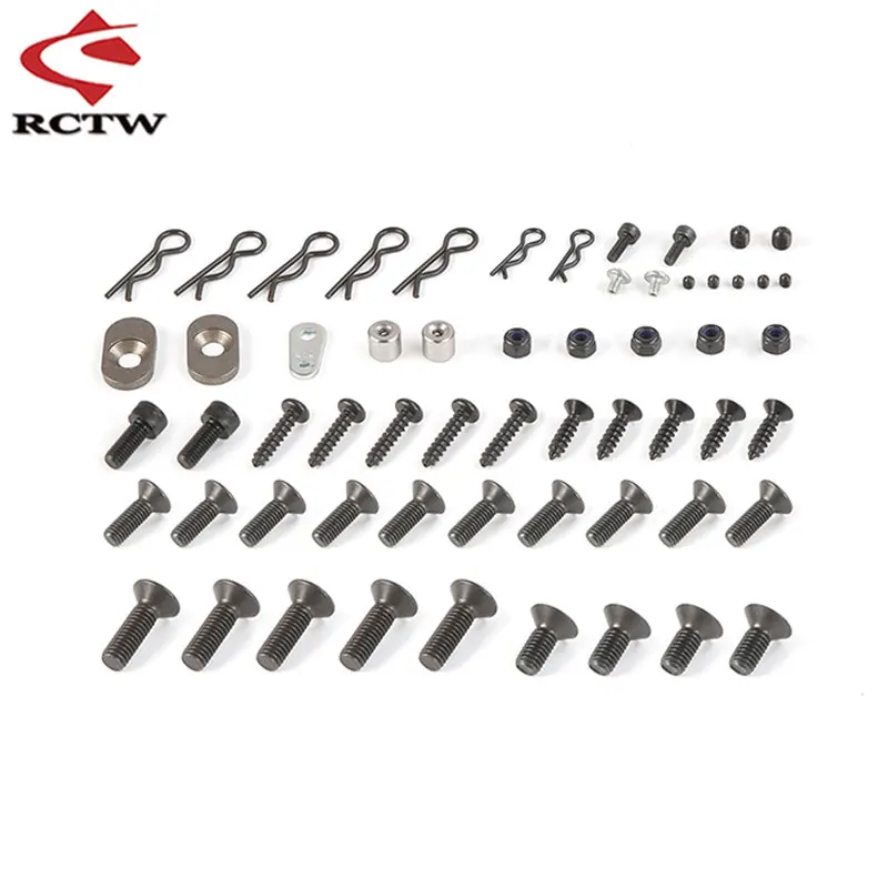 Screw Nuts DIY Kit Rc Car Repair Screws Fastener Set for Repairing 1/5 Losi 5ive T ROFUN ROVAN LT KingmotorX2 Truck Spare Parts