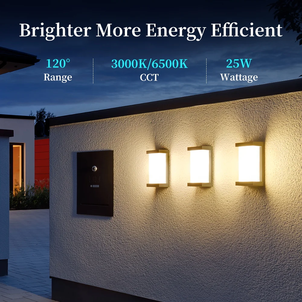 Waterproof LED Wall Light 110V 220V For Outdoor Pathway Stairway Porch Balcony Garden Wall Mount Indoor Exterior Wall Lamp