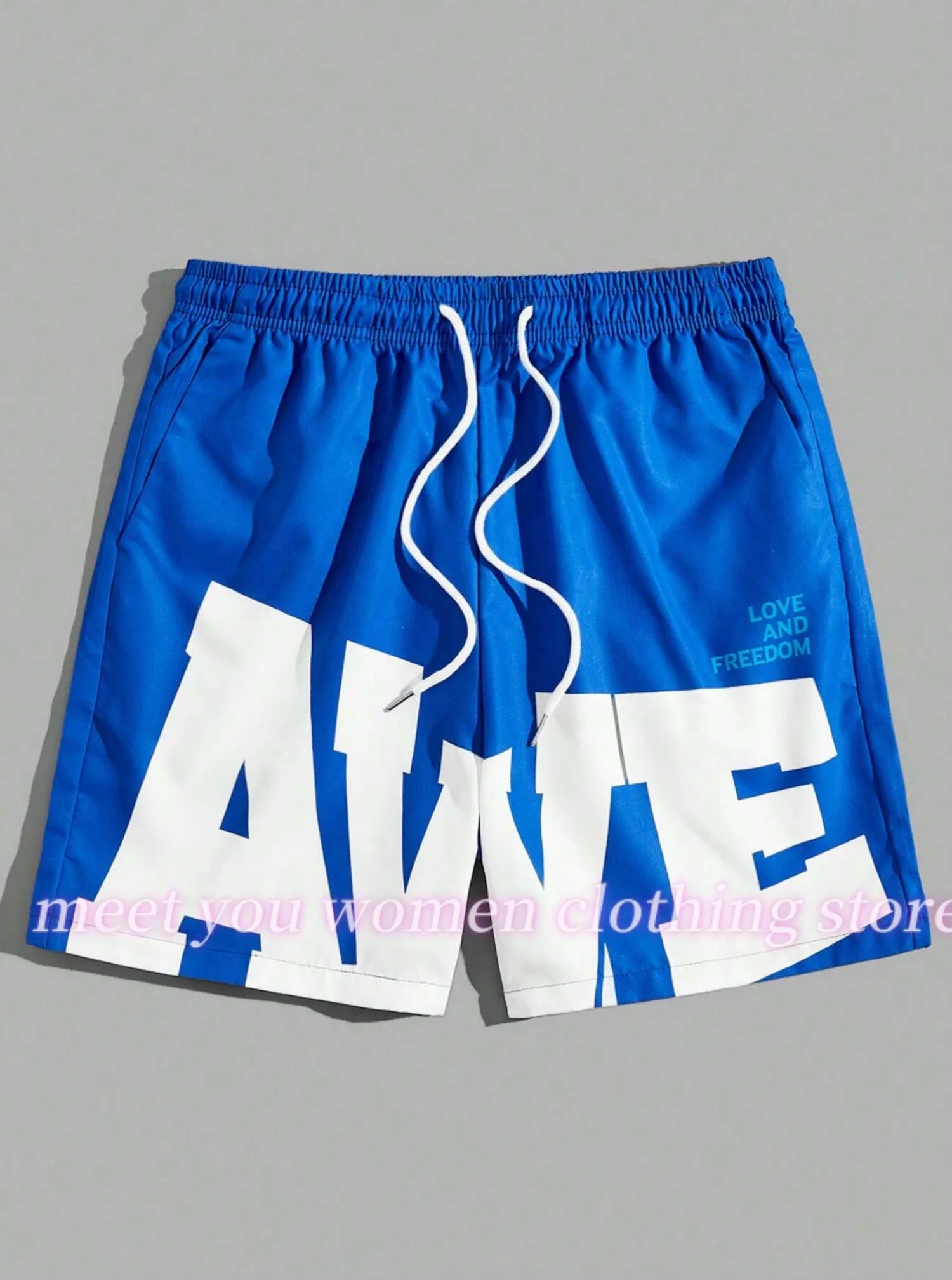2025 Women American letters Print streetwear Short Pants  Shorts lady Seaside Casual Shorts Women Clothing