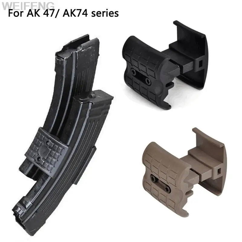 Tactische Dual Magazine Parallelle Koppeling Voor AK47 AK74 Serie Rifle Magazine Connector Clip Militaire Jacht Accessoires