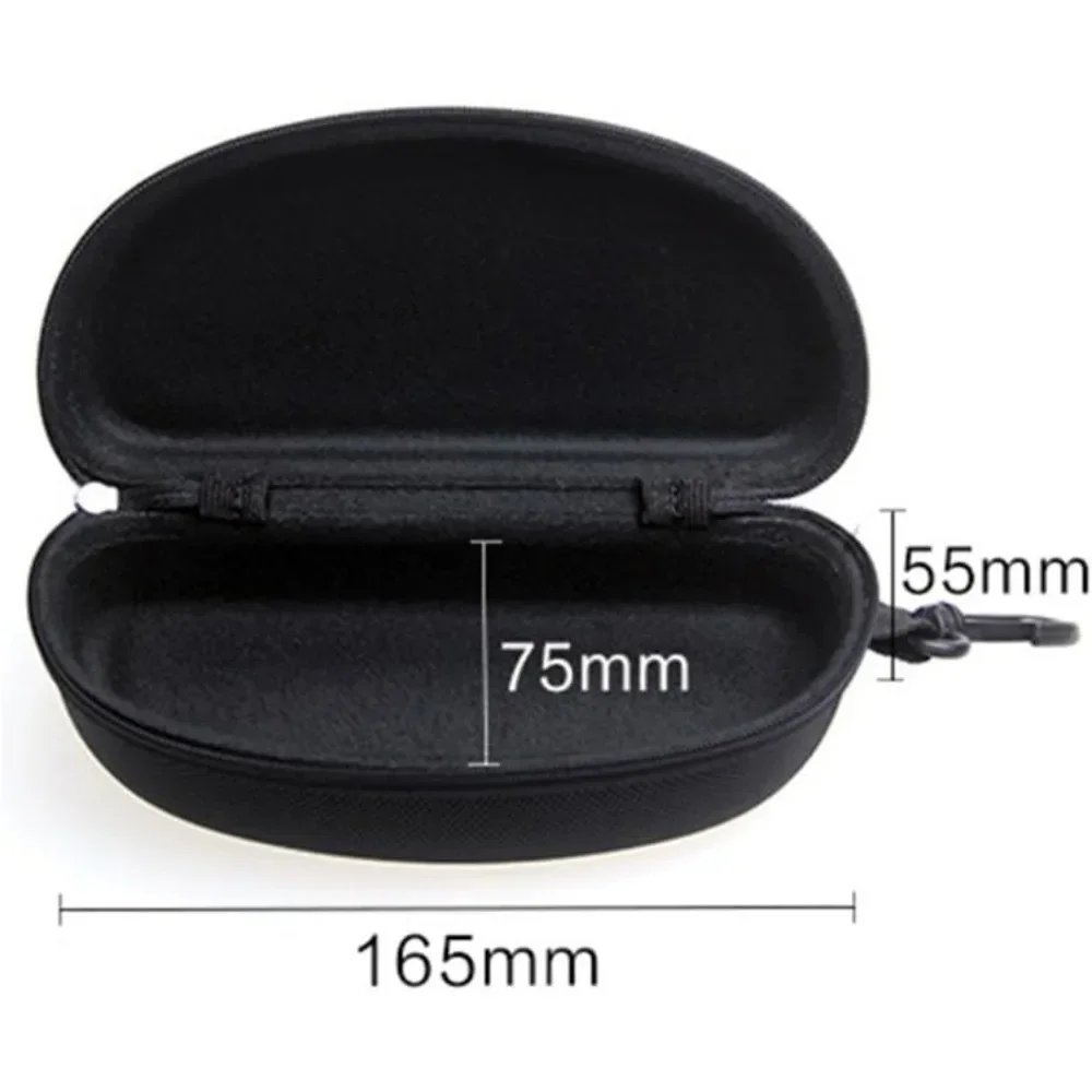 Sunglasses Case and Large Waterproof Eyeglasses Case Hard EVA zipper for Men & Women or Children with Cleaning Cloth