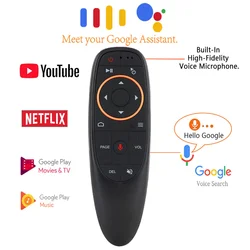 Coldrain G10S Air Mouse Voice Remote Control 2.4G Wireless Gyroscope IR Learning for H96 MAX X88 PRO Android TV Box HK1 T95