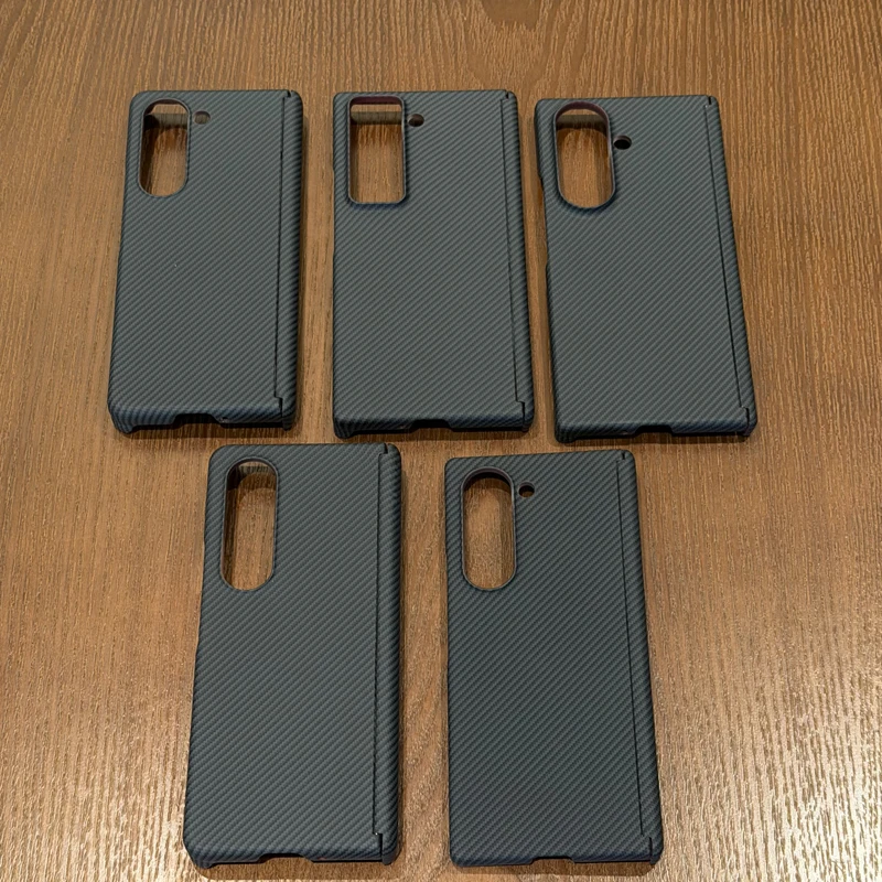 Case For Samsung Galaxy Z Fold 7 6 5 4 Z Fold Special W25 Carbon Fiber Pattern Hinge Protective Hard Mobile Phone Case Cover