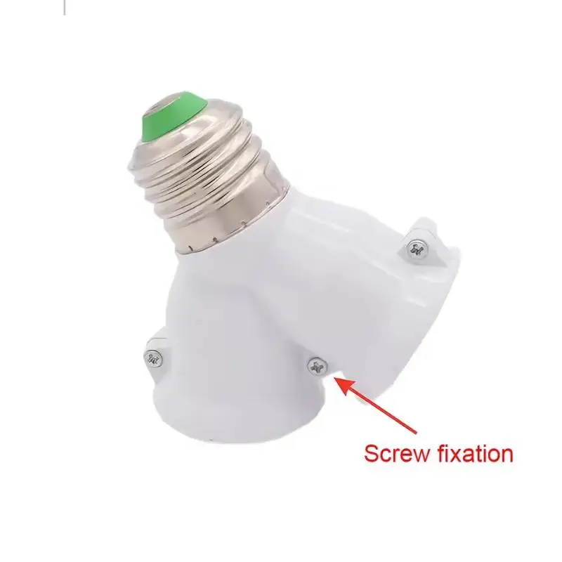 1pcs/2pcs E27 1/2 Conversion Head Bulb Socket Creative 2-e27 Lamp Holder Extender Distributor Converter Plug