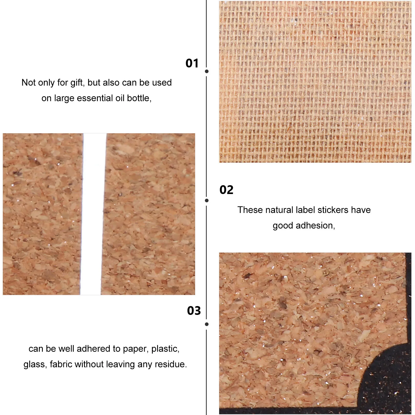 

Wooden Handwritten Label Stickers Self Adhesive Blank Tags for Jars Name Office School Folder Use Christmas Birthday