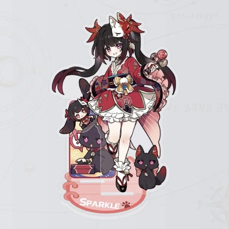 Collapse Star Dome железная дорога вокруг желтого весеннего цветка Черный лебедь Ruan Mei маленький горошек кот брендовое домашнее акриловое украшение