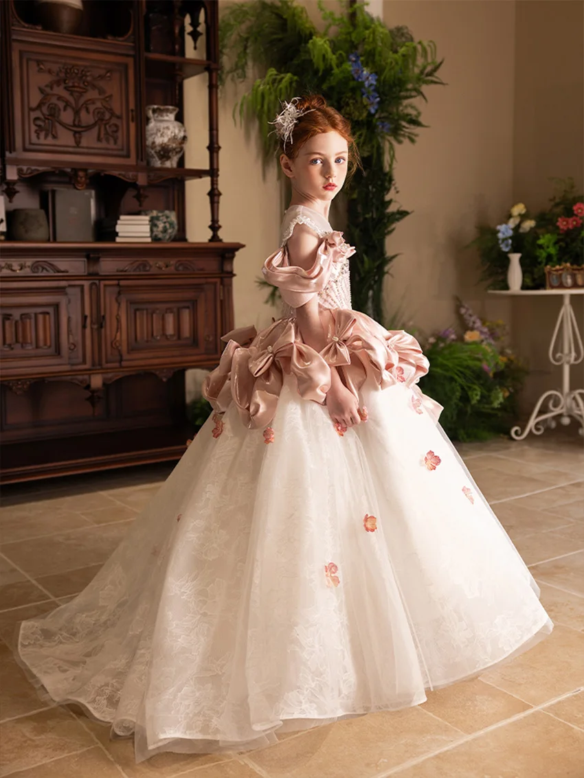 

Girls Glam Teen Dresses Prom Party Junior Bridesmaids Dresses First Communion Formal Dresses Christmas Dresses/Custom