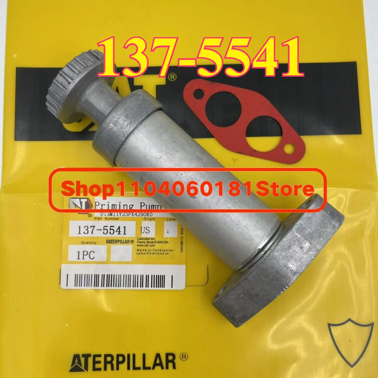 

Holdwell 137-5541 1375541 Fuel Primer Pump 380151 172-6291 for Engine 3116 3208 C7 C9 C15 C18 3306C 3306B 3306