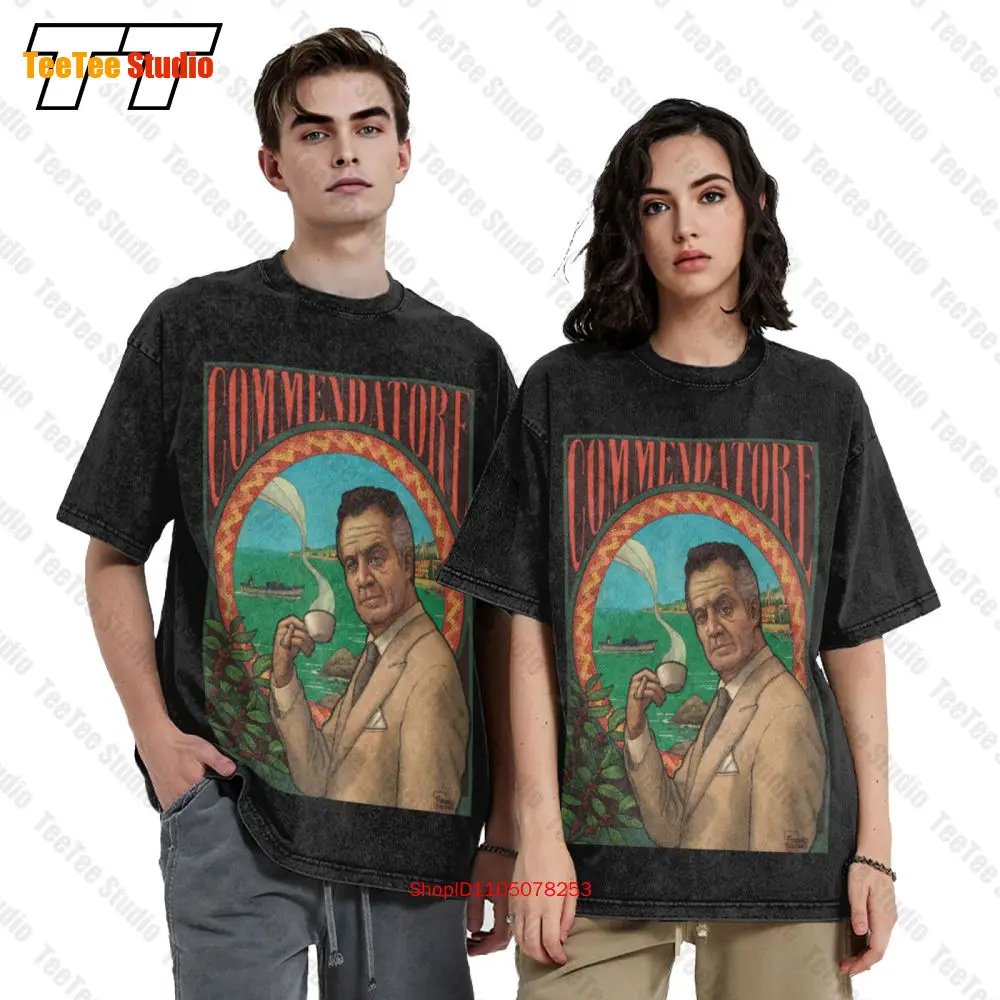 تي شيرت Commendatore Paulie Gualtieri من The Sopranos The Mafia Series Vintage كبير الحجم 2EP0
