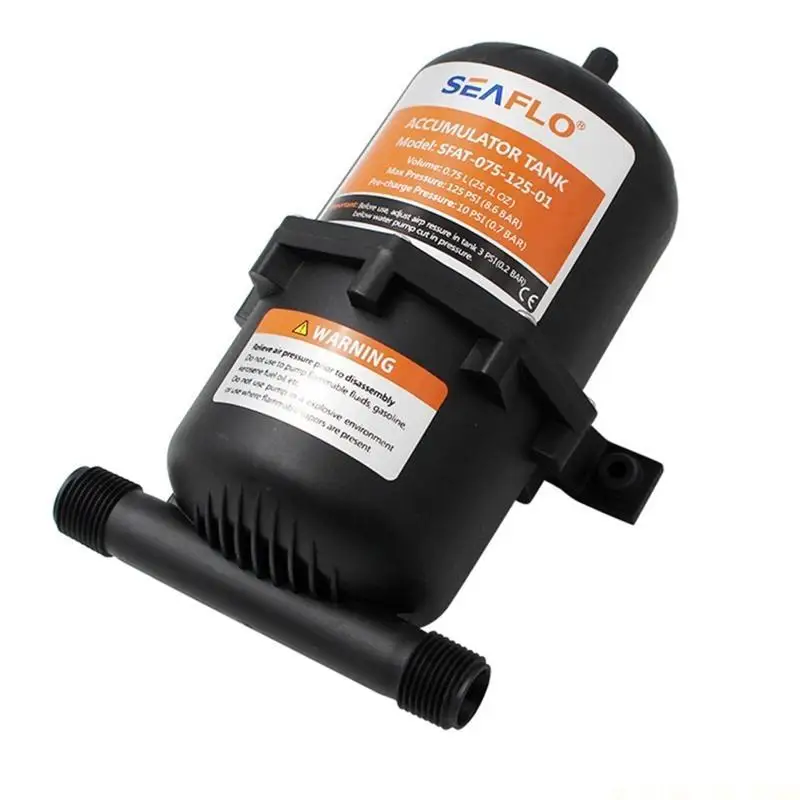 J0MA 0.75L/23.5oz Water Accumulator for Tank for Marine Boat Yacht RV PressureAccumul