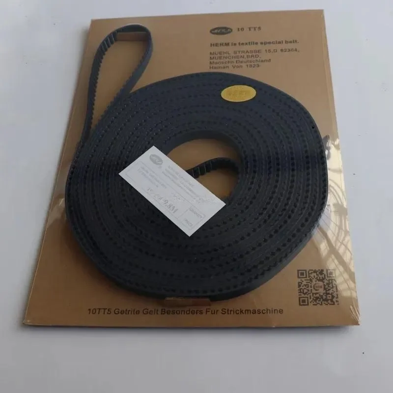 TT5 PU Toothed Timing Belt, Anti‑Static OEM Synchronous Belt for Circular Loom Yarn Feeder